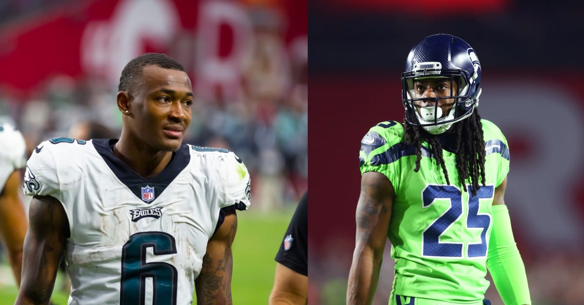 Richard Sherman says guarding Eagles' DeVonta Smith pushed him to retire