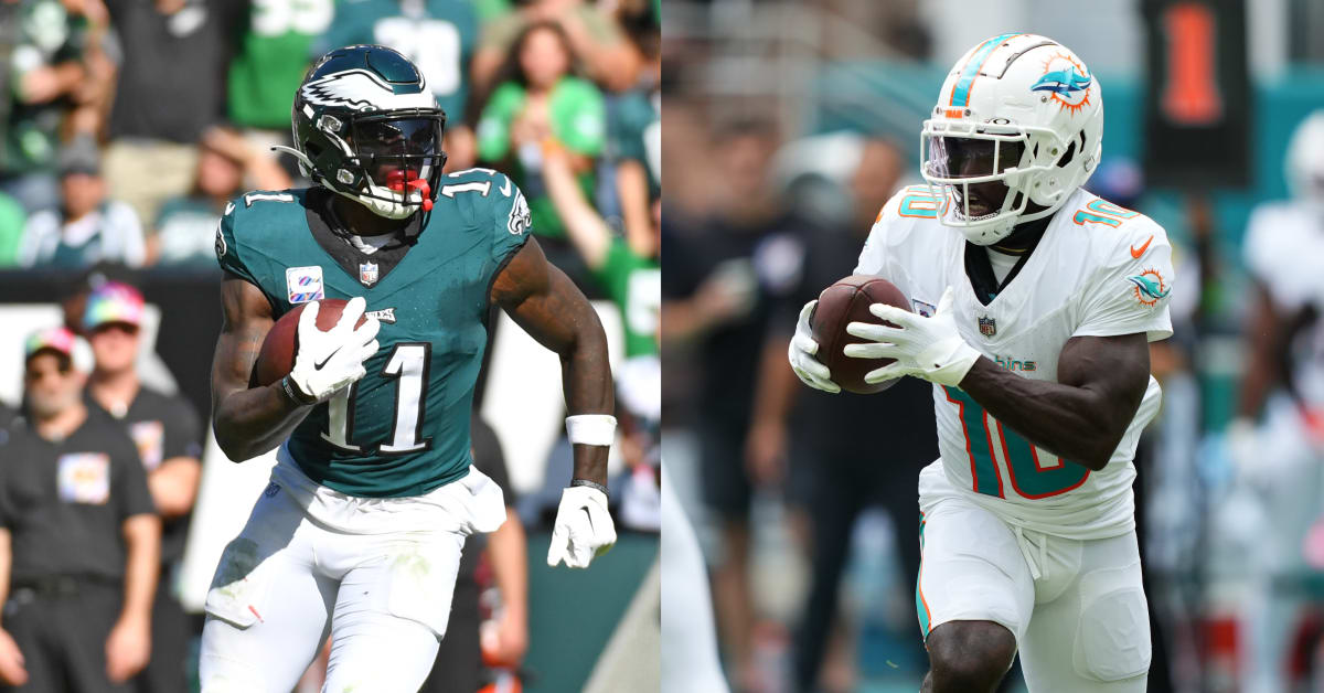 Philadelphia Eagles A.J. Brown, Miami Dolphins Tyreek Hill Rare