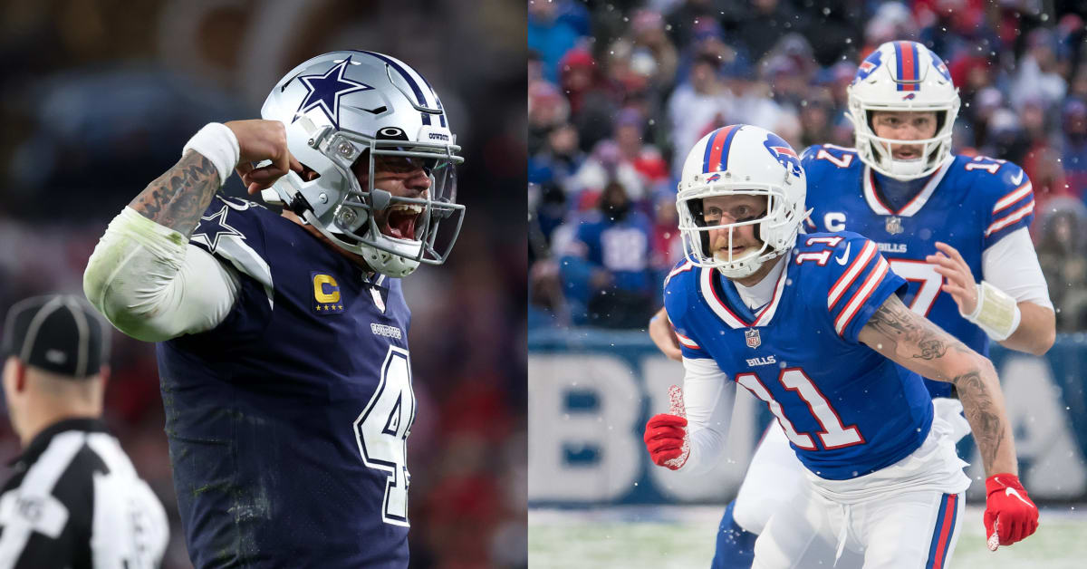 Josh Allen reacts to Cole Beasley reunion