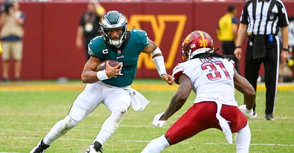 Washington Commanders Fight Hard, But Fall in OT vs. Philadelphia Eagles -  Sports Illustrated Washington Football News, Analysis and More