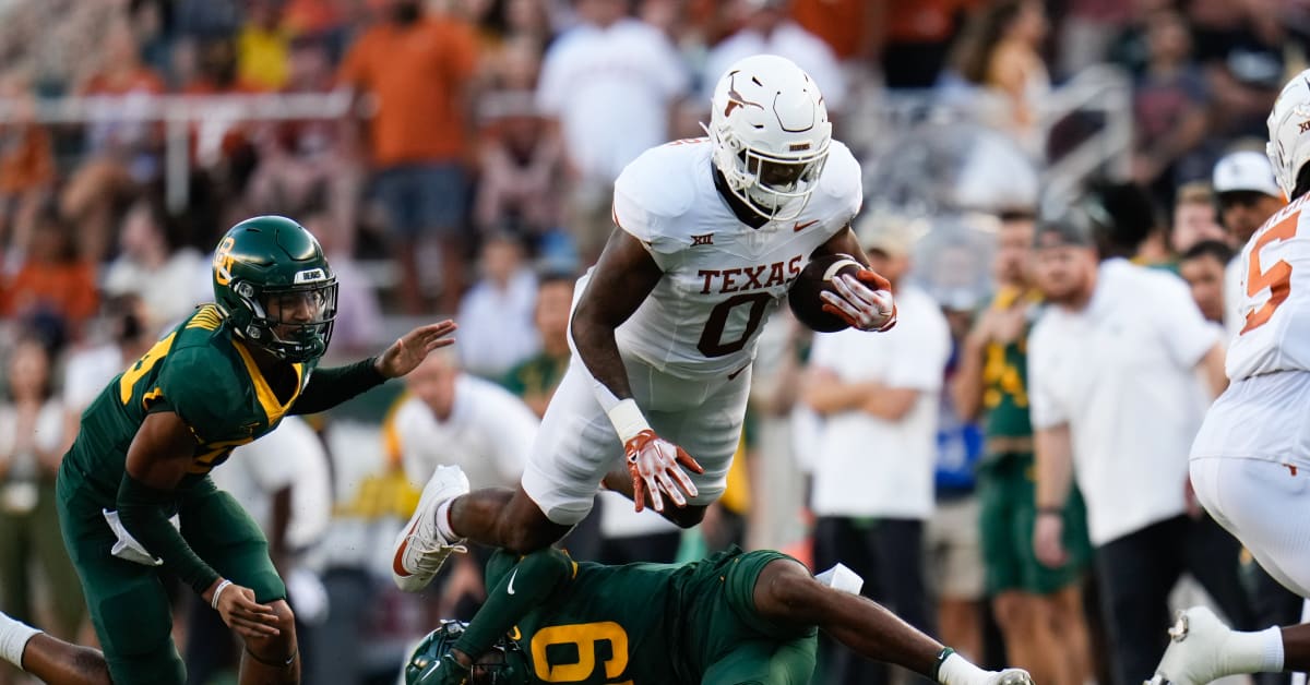 Texas Longhorns Smack Baylor Bears In Waco Win Big 12 Opener Sports   Jatavion Sanders 343 