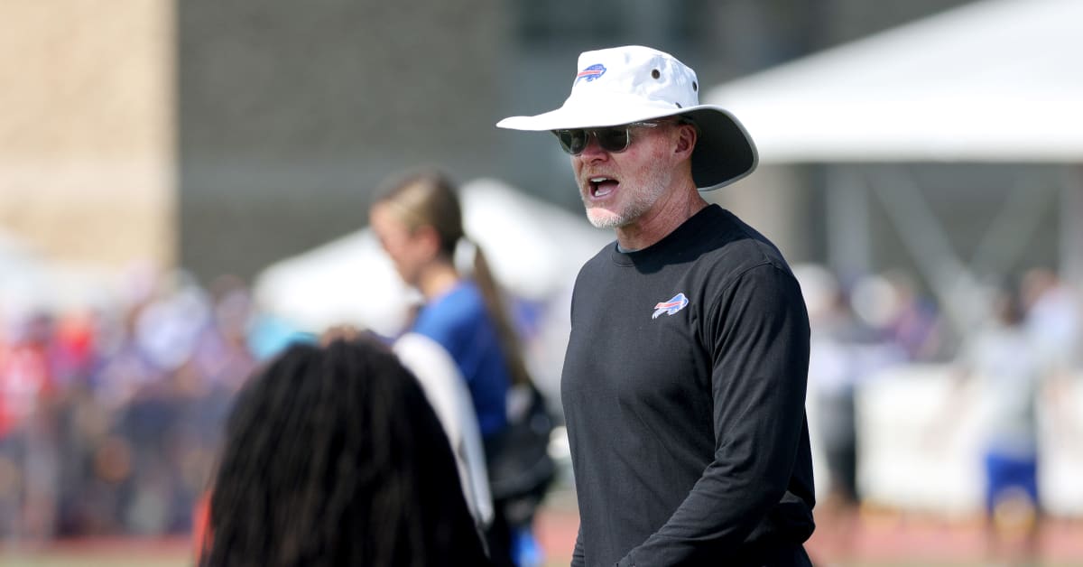 Bills coach Sean McDermott misses rookie camp due to illness