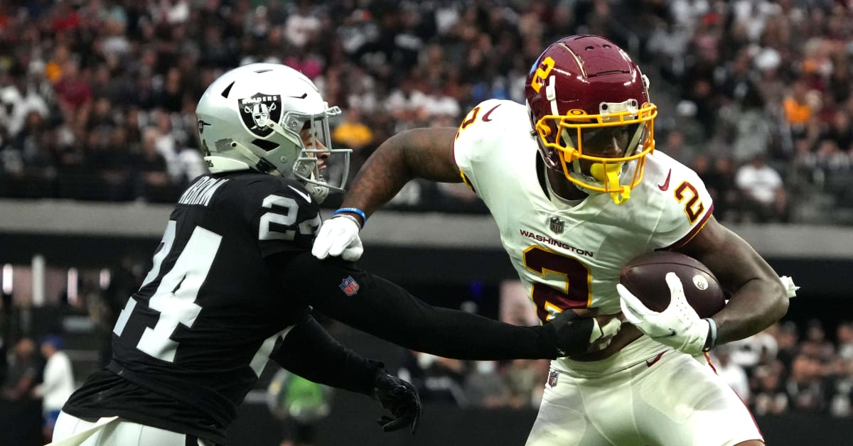 Washington Commanders wide receiver Dyami Brown (2) runs against the New  York Giants during an NFL football game Sunday, Dec. 4, 2022, in East  Rutherford, N.J. (AP Photo/Adam Hunger Stock Photo - Alamy