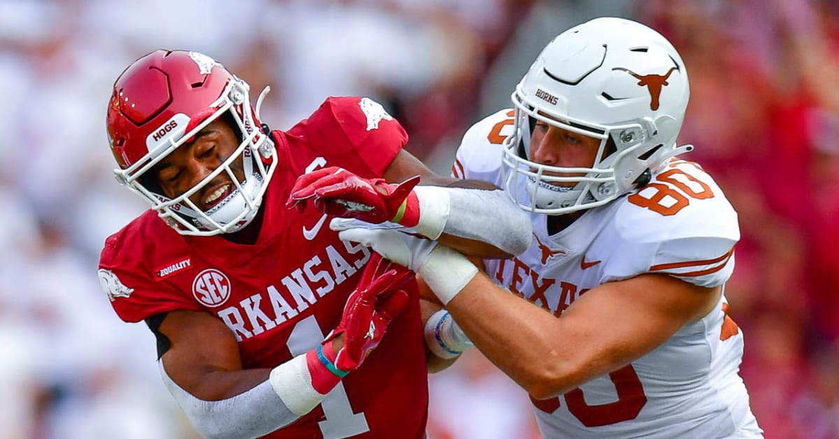 Every current SEC team will play either @texasfootball @ou_football in 2024  