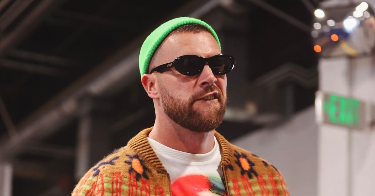 Travis Kelce Wears Off-White Air Jordan Sneakers To Chiefs Game ...