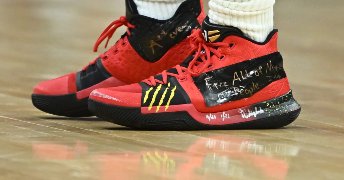 PHOTOS: Kyrie Irving's 'Afrakan Liberation' sneakers and other NBA shoes of  the week