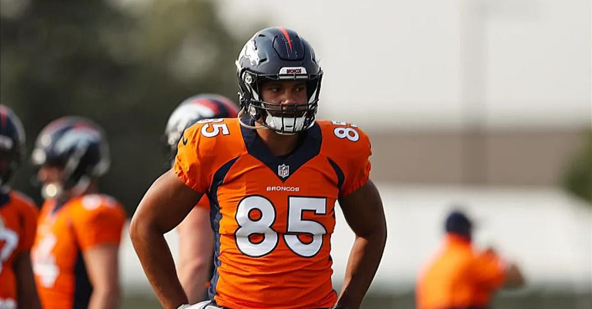 Denver Broncos TE Albert Okwuegbunam 'Always Knew' He Could Ball in NFL -  Sports Illustrated Mile High Huddle: Denver Broncos News, Analysis and More