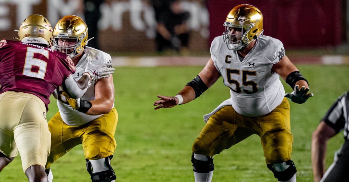 Notre Dame Captain Jarrett Patterson Expects Improvement Up Front - Sports  Illustrated Notre Dame Fighting Irish News, Analysis and More