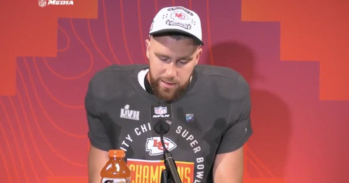 Chiefs: Teary Travis Kelce on What He Said to His Brother After Super Bowl  - Sports Illustrated
