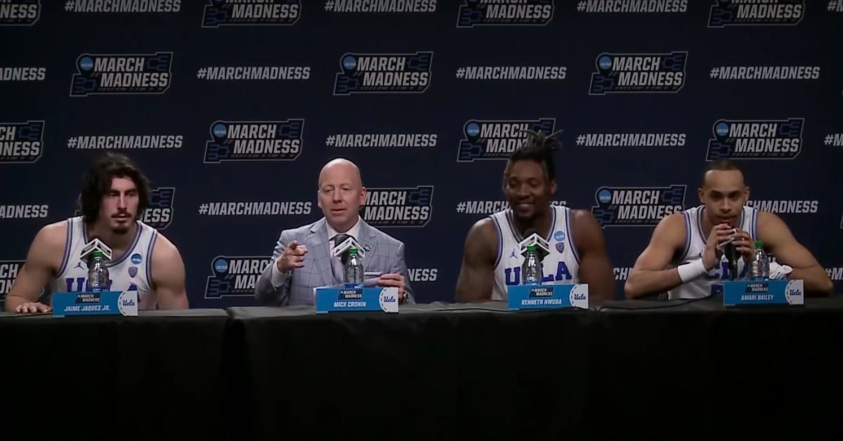 WATCH: Mick Cronin, UCLA Players Talk Big NCAA Tournament Win - Sports ...