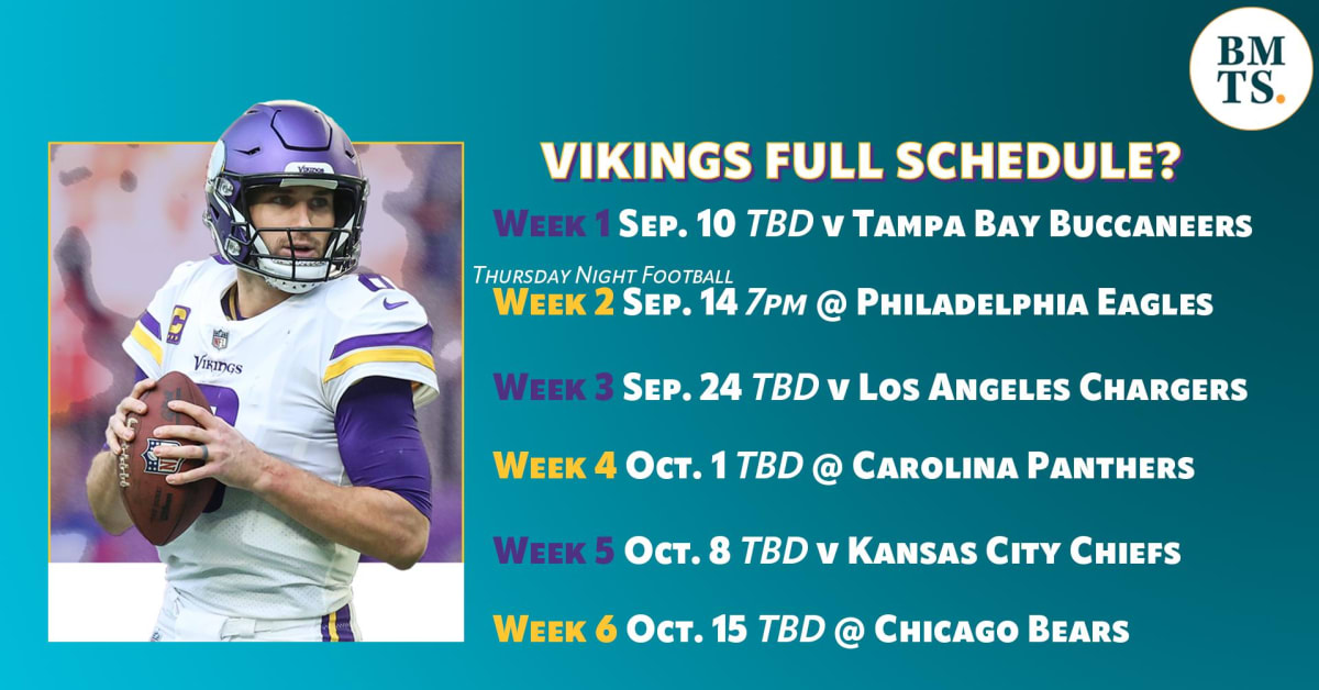 Is this the real 2023 schedule for the Minnesota Vikings? Sports