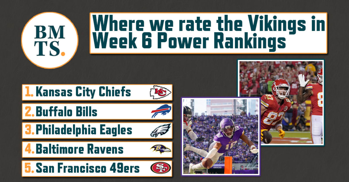 Where We Rate The Vikings In Our Week 6 Power Rankings - Sports ...