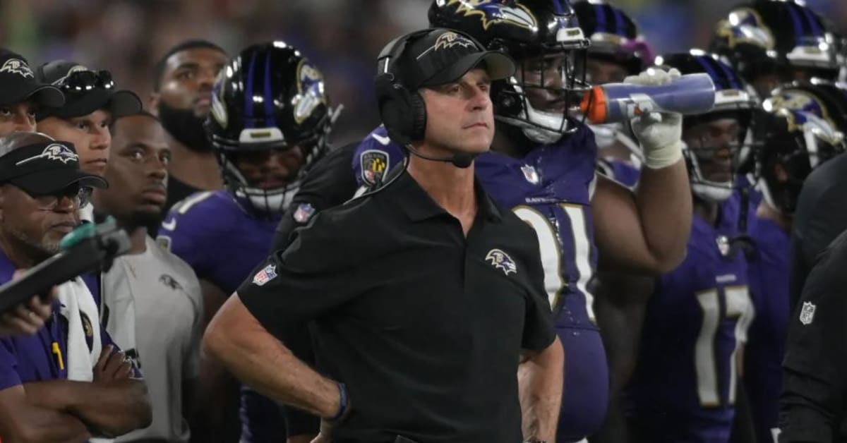 John Harbaugh explains Ravens' gold pants, jokes fans should