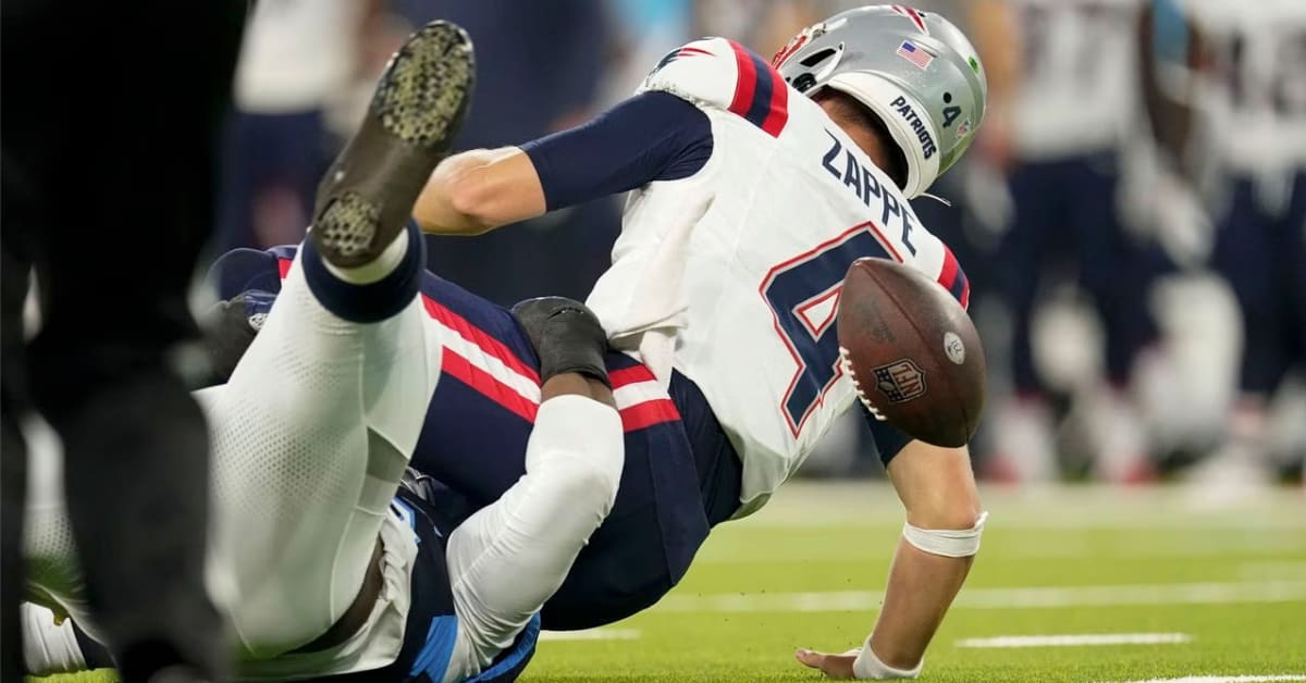 Could've Done Better!' New England Patriots' Quarterback Bailey Zappe Takes  Blame For Fumbles vs. Tennessee Titans - Sports Illustrated New England  Patriots News, Analysis and More