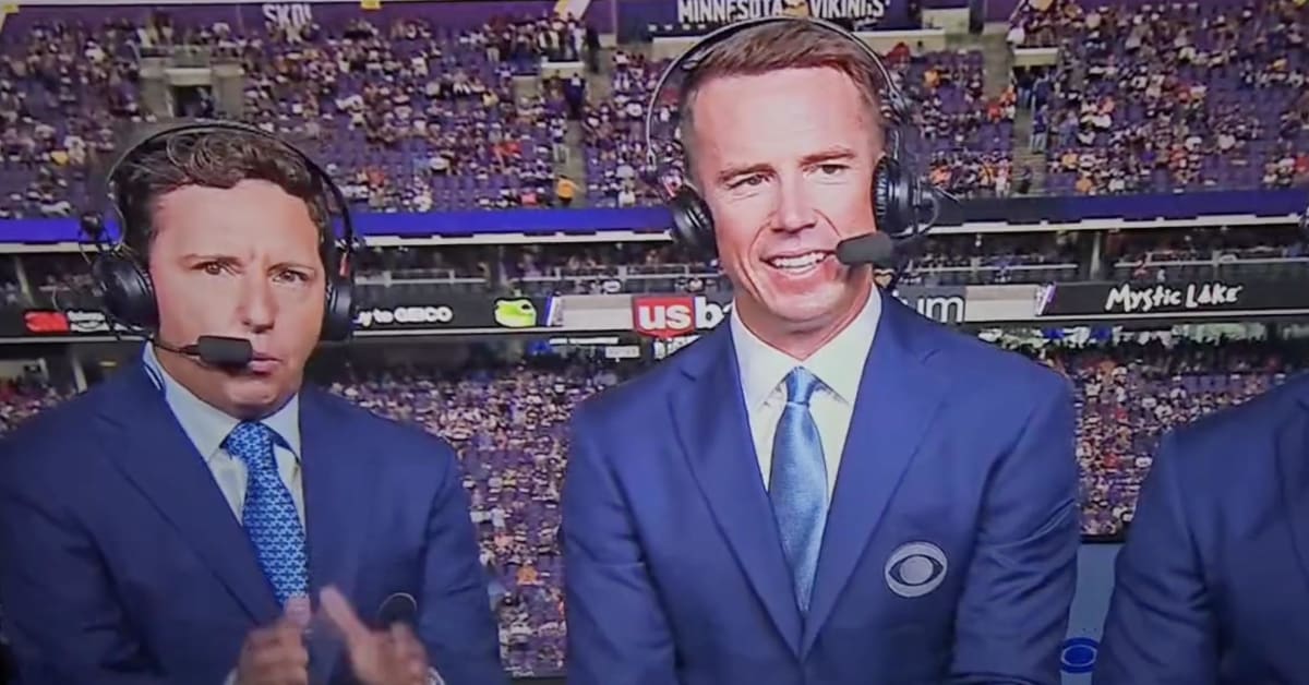 Matt Ryan’s First NFL Game in CBS Booth Came With a Subtle 283 Troll