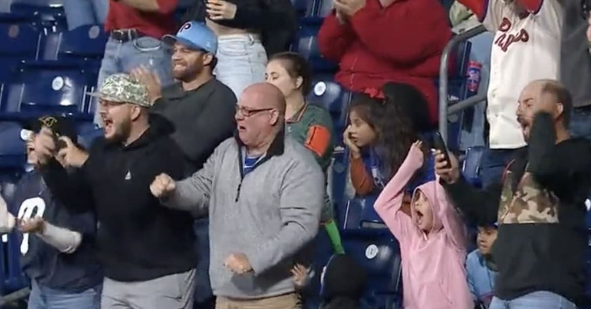 Dad of Phillies Pitcher Orion Kerkering Cries Through First Inning