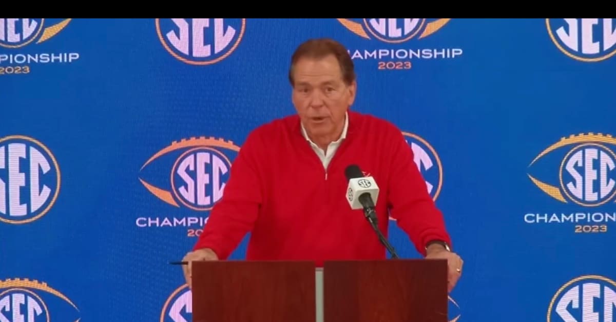 Everything Nick Saban Said Ahead Of SEC Championship Matchup With ...