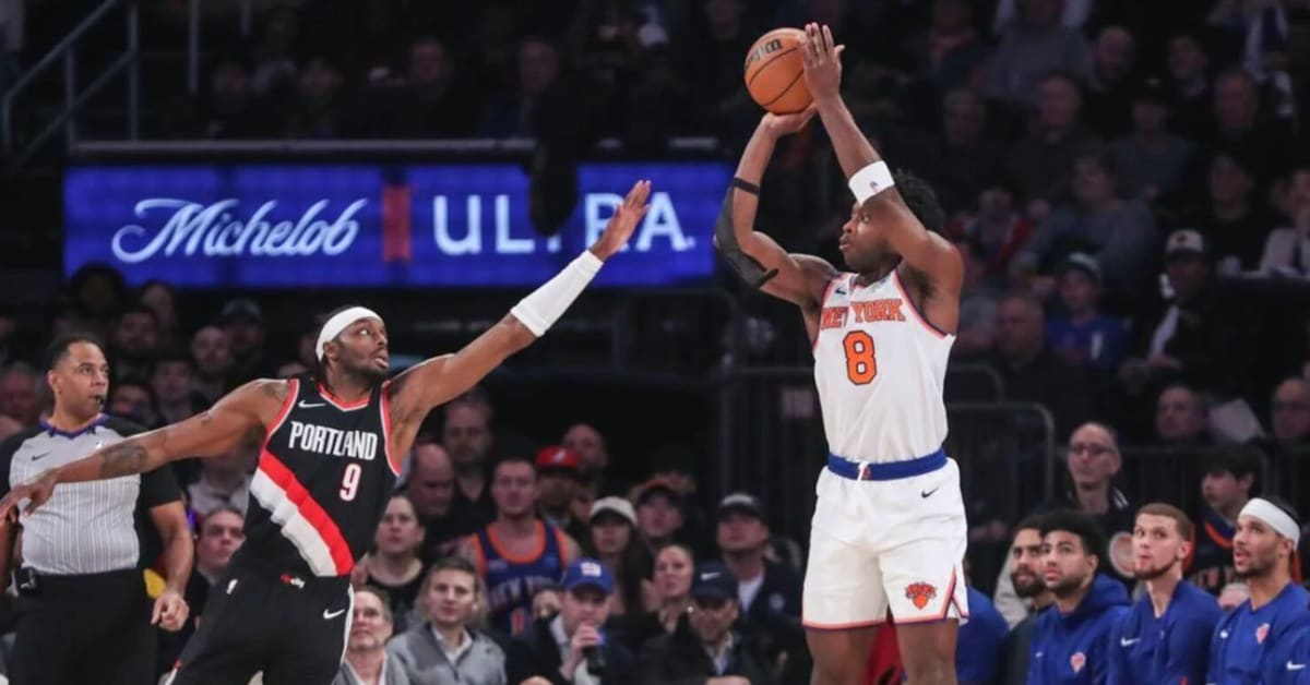 New York Knicks Blast Portland Trail Blazers, Anunoby Leads Way In ...