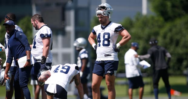 Former Wisconsin tight end Jake Ferguson making a strong first impression with the Dallas Cowboys