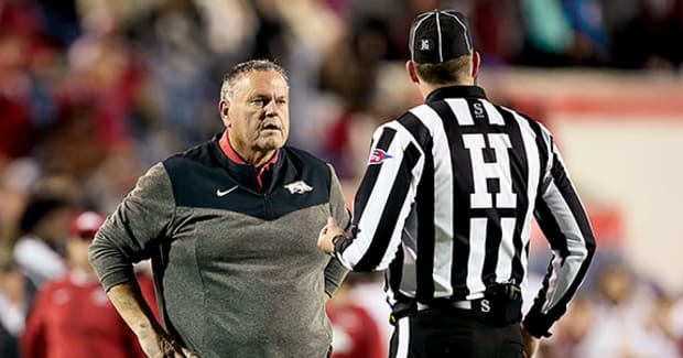 Officiating in Liberty Bowl Almost Cost Sam Pittman Way More Than Just a Win