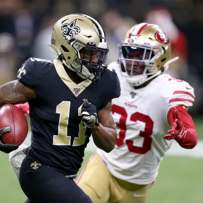 Callaway, Harris leading at receiver for New Orleans Saints