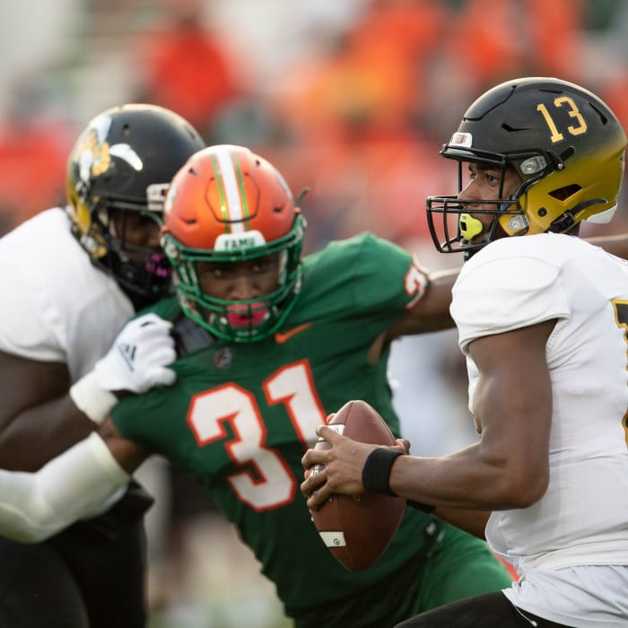 Florida A&M Rattlers linebacker Isaiah Land