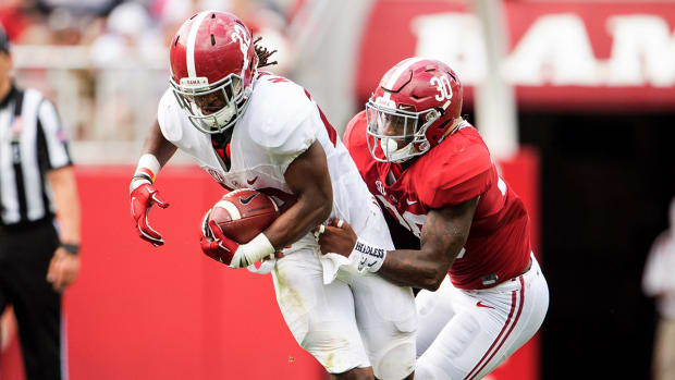 College Football 2019 Spring Games Jalen Hurts Justin