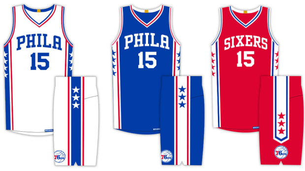 New 76ers uniforms