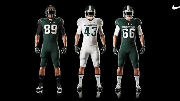 michigan state football jersey custom