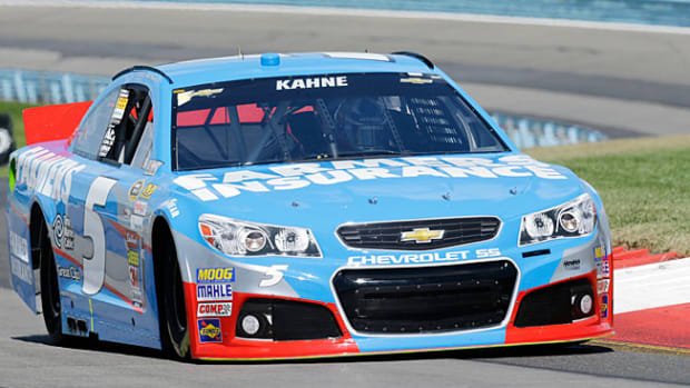 NASCAR's Kasey Kahne says he wasn't hurt during TV ...