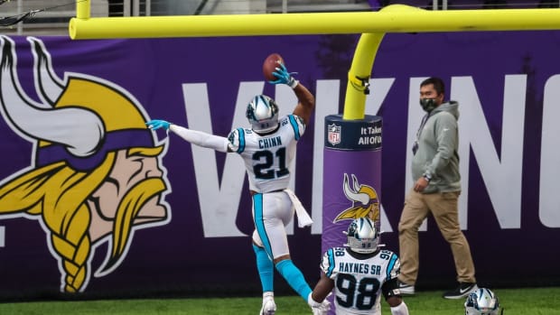 Jeremy Chinn Week 16 jersey watch: Carolina Panthers WR Steve Smith