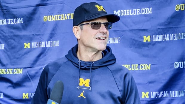 ohio state week jim harbaugh s press conference significance of the game sports illustrated michigan wolverines news analysis and more