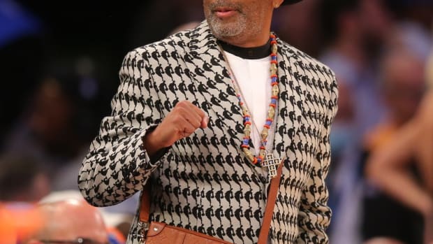 Check Out Spike Lee's $5,000 Louis Vuitton x NBA Suit At The