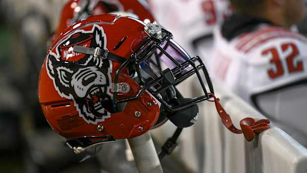 NC State football helmet.