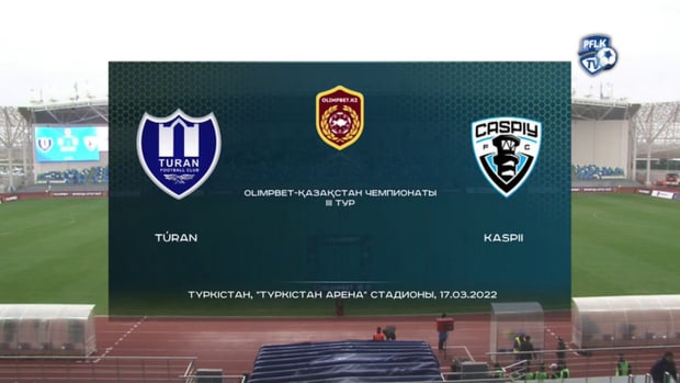 Kazakhstan Premier League: FK Turan 0-1 Kaspiy Aktau