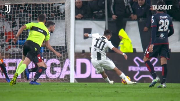 Paulo Dybala’s incredible goal against Cagliari after 50 seconds