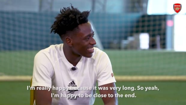 Albert Sambi Lokonga's first Arsenal interview