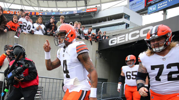 Cleveland Browns Eke Out Victory Against Carolina Panthers, Former  Quarterback Baker Mayfield - Sports Illustrated Cleveland Browns News,  Analysis and More