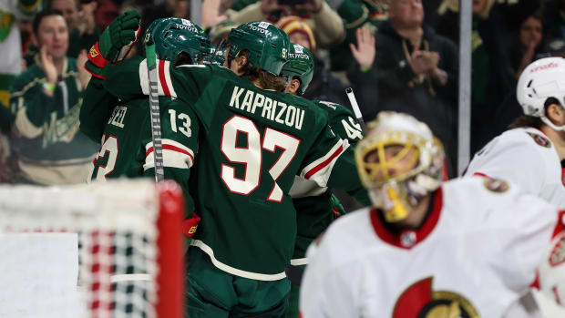 Kaprizov scores twice, fills the highlight reel in Wild's win over  Lightning - Sports Illustrated Minnesota Sports, News, Analysis, and More