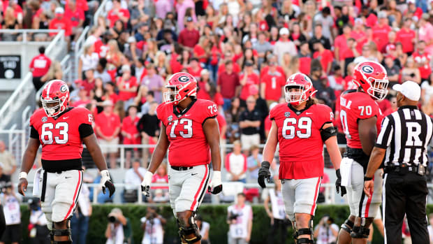 WATCH: Jordan Davis, Nakobe Dean honor Devin Willock, Chandler LeCroy ahead  of playoff game vs Giants - On3