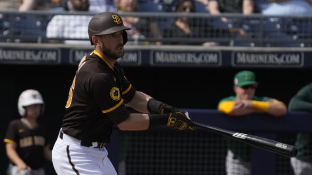 Padres Catcher Made Insane Bat Discovery & Immediately Hit a Home Run -  Sports Illustrated Inside The Padres News, Analysis and More