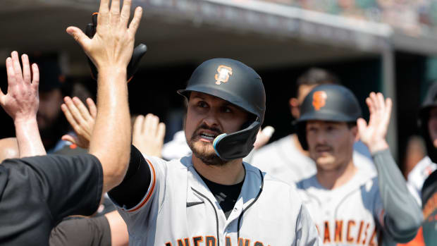 LaMonte Wade hits historic homer, but SF Giants lose to O's 3-2 - Sports  Illustrated San Francisco Giants News, Analysis and More