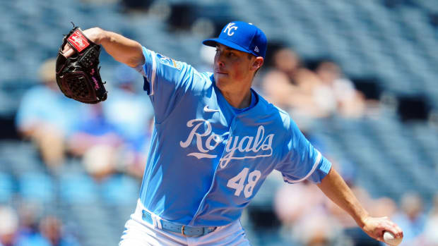Kansas City Royals Pitcher Continues Comeback From Gruesome Injury, Nearly  Ready to Rejoin Rotation - Fastball