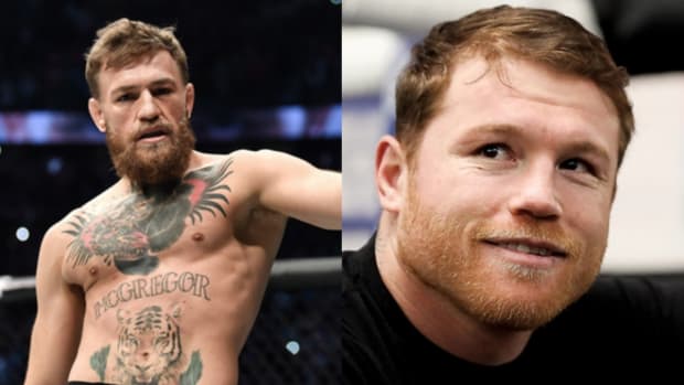 UFC megastar Conor McGregor and undisputed super-middleweight boxing champion Canelo Alvarez.