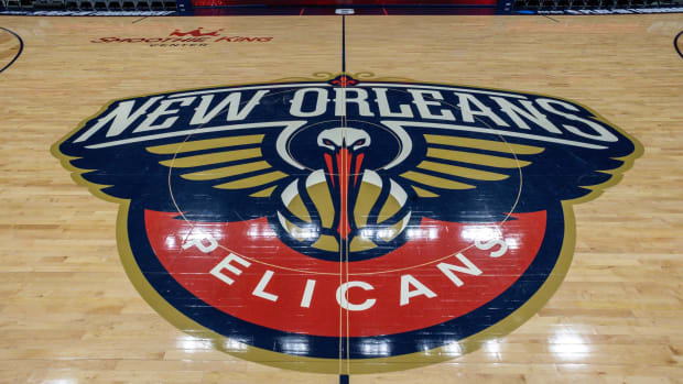 Photos: New Orleans Pelicans unveil new court design for 2023-24