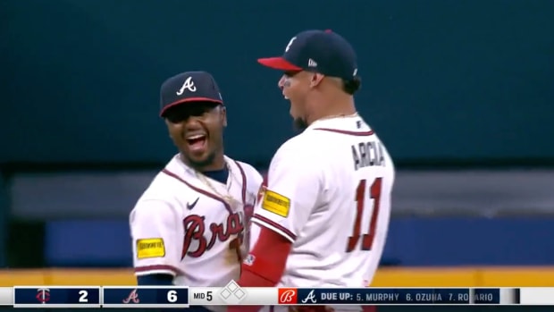 Braves Rookie Vaughn Grissom Blasts Home Run for First MLB Hit - Sports  Illustrated