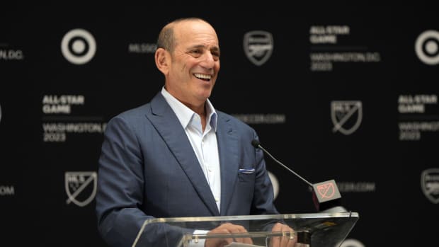 Don Garber en rueda de prensa