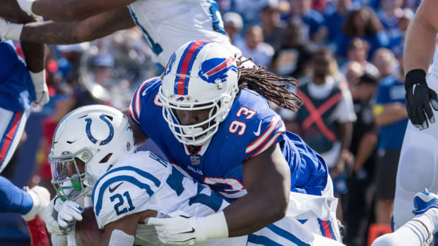 New York Giants Acquire Buffalo Bills DE Boogie Basham via Trade - Sports  Illustrated New York Giants News, Analysis and More