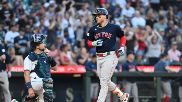 WATCH: NSFW Boston Red Sox' Alex Verdugo Swears on Live Television After  Walking-Off Minnesota Twins - Fastball