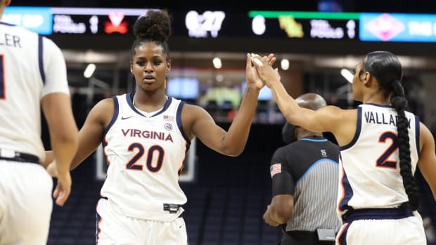 Camryn Taylor and Taylor Valladay, Virginia Cavaliers women's basketball